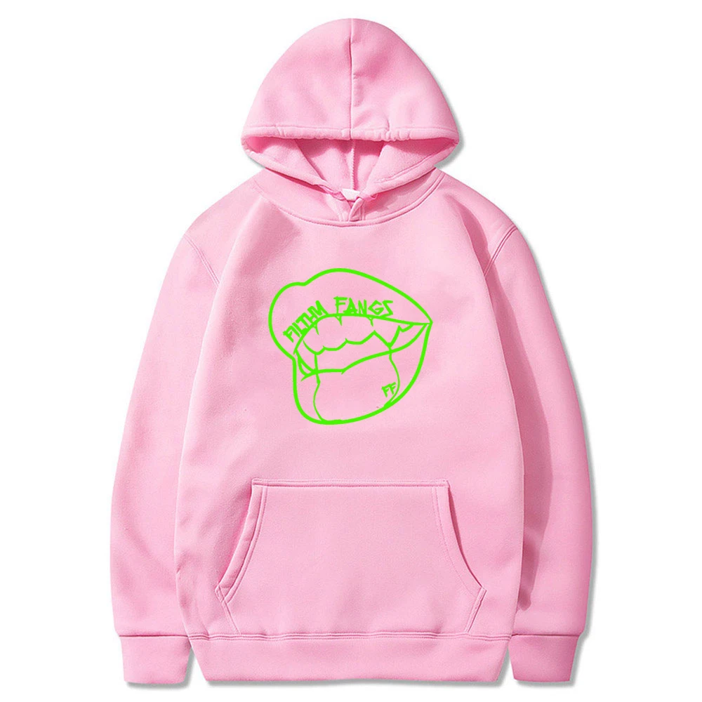 Bella Thorne Filthy Fangs Hoodie Unisex Long Sleeve Streetwear Men Women Hooded Sweatshirt 2023 Hip Hop Fashion Clothes