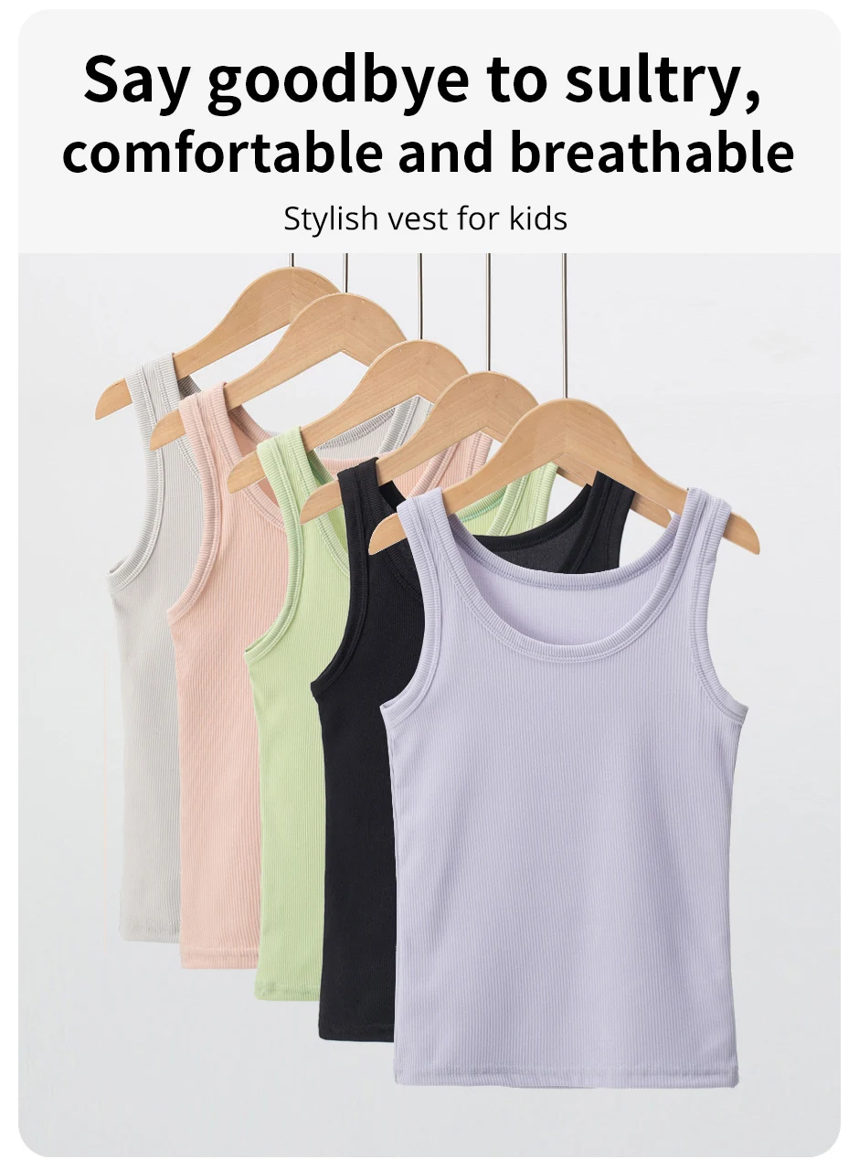 Kids' Ribbed Everyday Vest — product detail 2