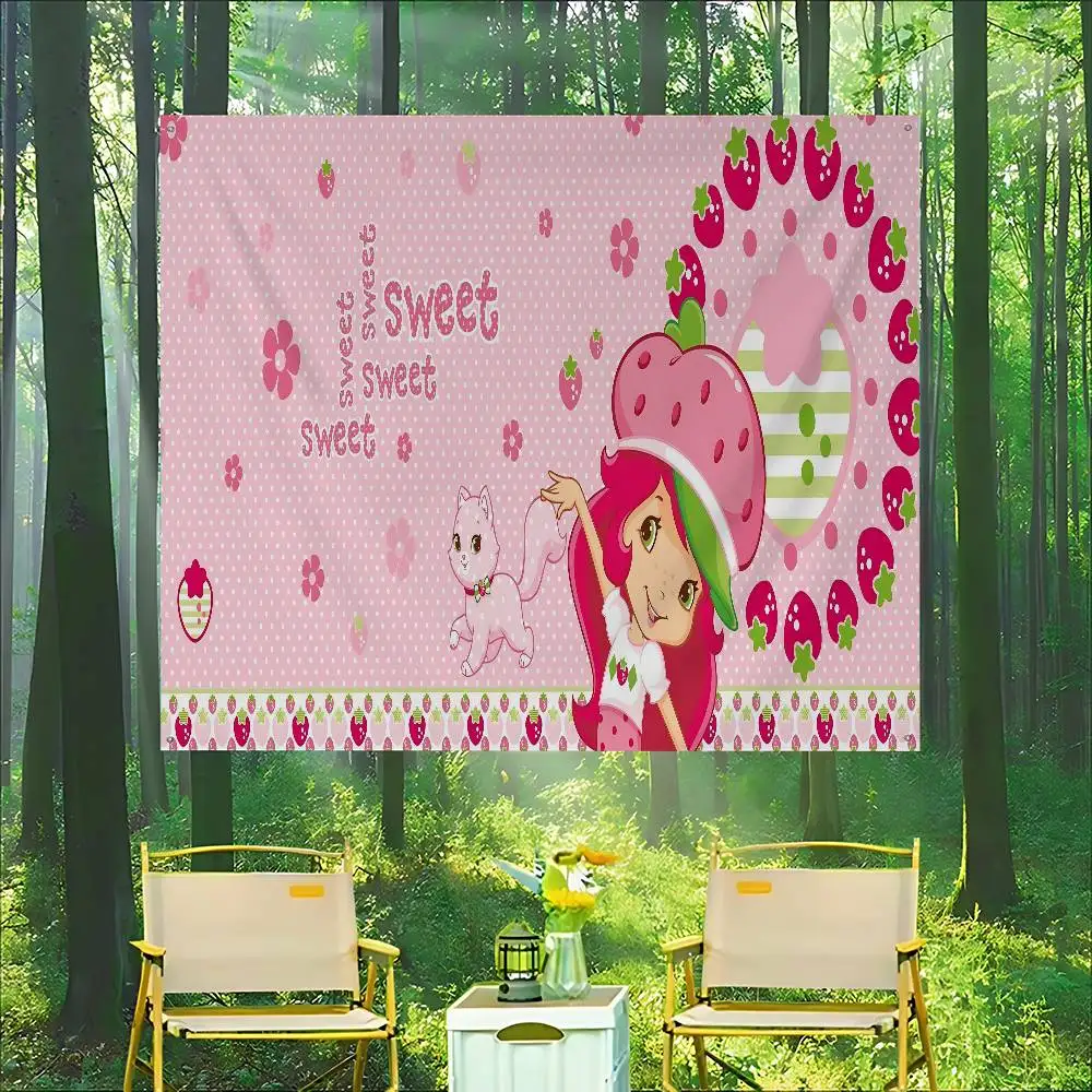 S-strawberry-shortcakeS Advanced Printing Commercial Advertising Flag Company Party Banner