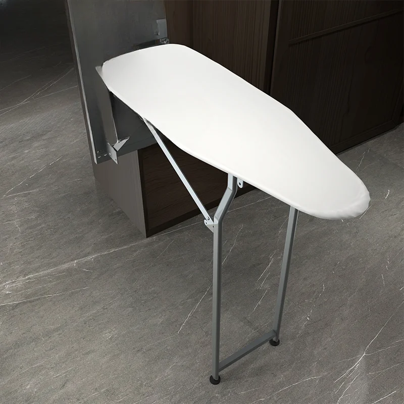 Retractable Ironing Board Space Saving Wall Mount Folding Ironing Board for Wardrobe