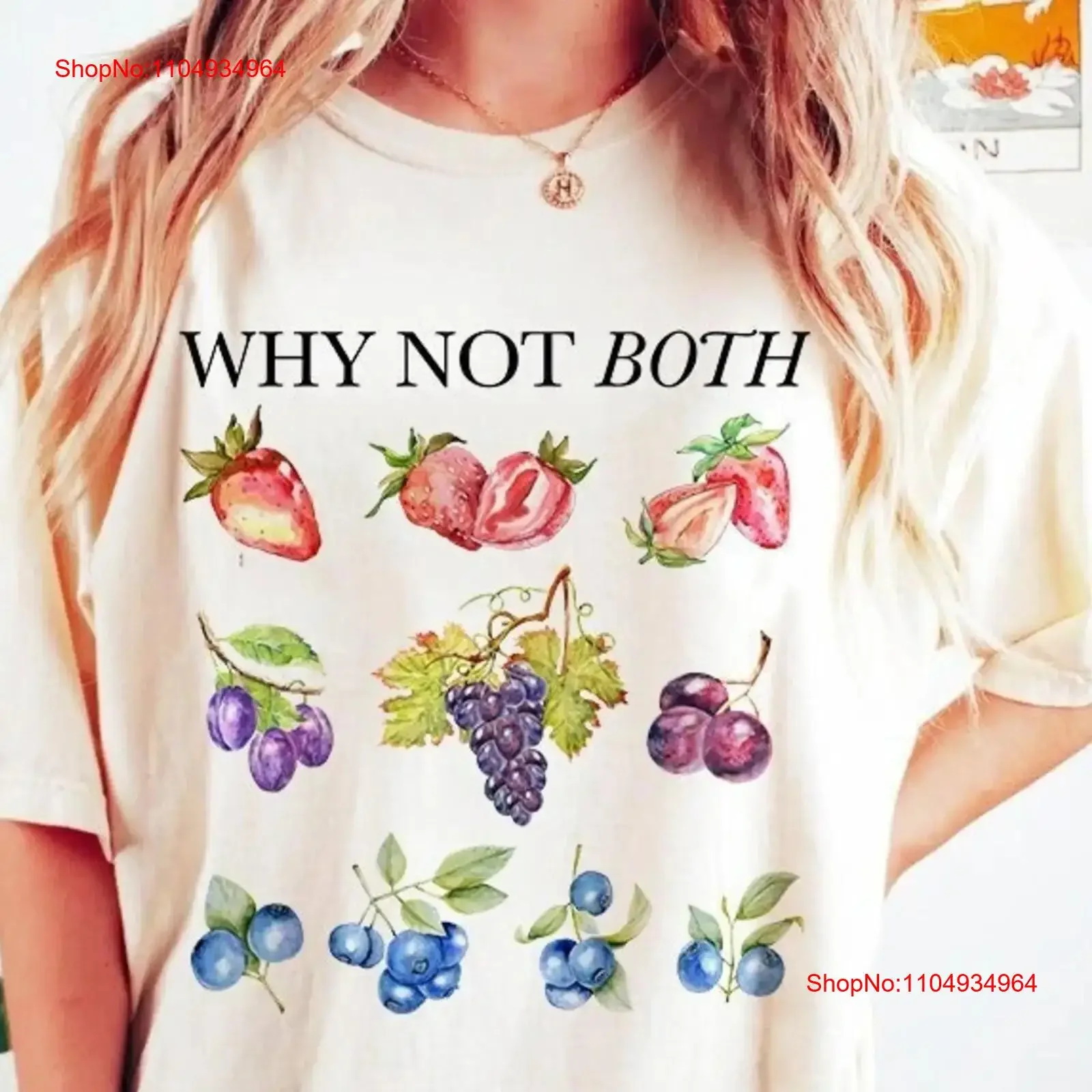 لماذا ليس كلا قميصًا رقيقًا ثنائي الجنس فخر فاكهي كوير ثنائي مضحك عتيق مغسول متعدد الاستخدامات للارتداء اليومي ممتد ناعم #1