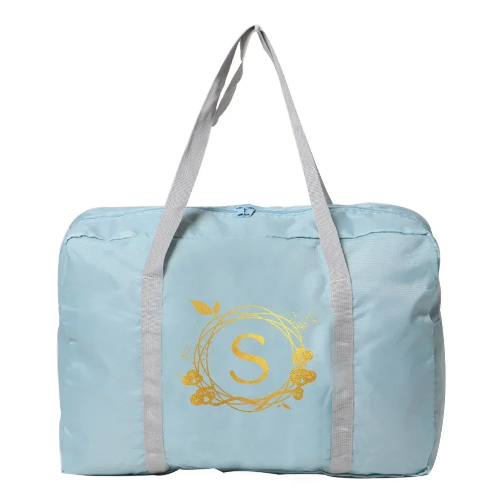 حقيبة سفر حقيبة يد مقاومة للماء حقيبة تخزين للسفر محمولة قابلة للطي حقيبة يد ذات سعة كبيرة حقيبة سفر #6