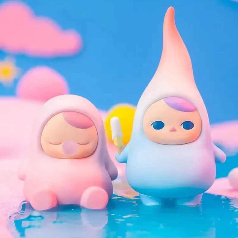 

POP MART PUCKY Relaxing Beans Series Blind Random Box Toys Model Confirm Style Mystery Box Cute Anime Figure Surprise Gilrs Gift