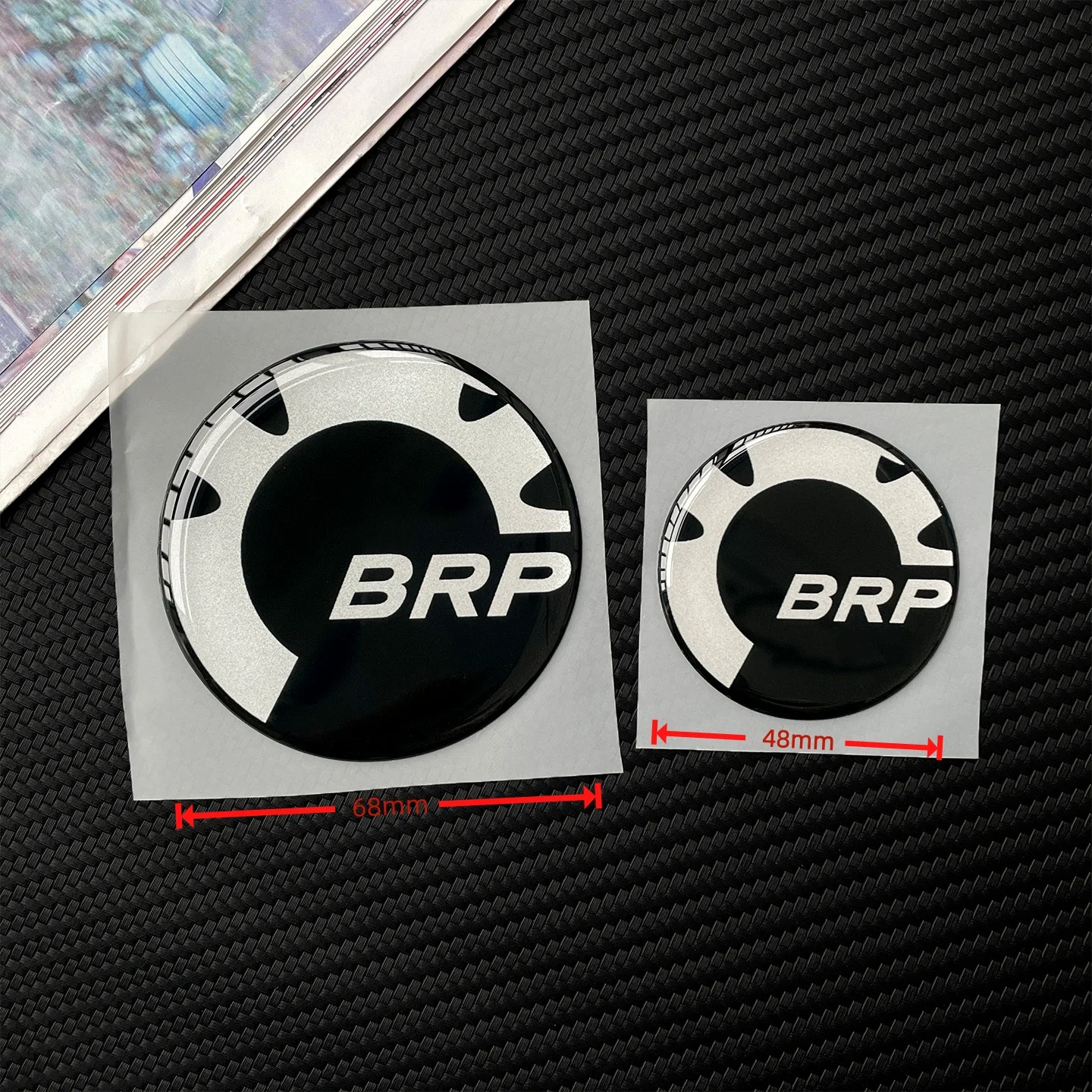 Jet Ski Stickers 68mm epoxy Emblem 48mm Badge SEA-DOO Boat Sticker Vinyl Decal Accessories RXP RXT GTI Spark GTX For BRP SEADOO