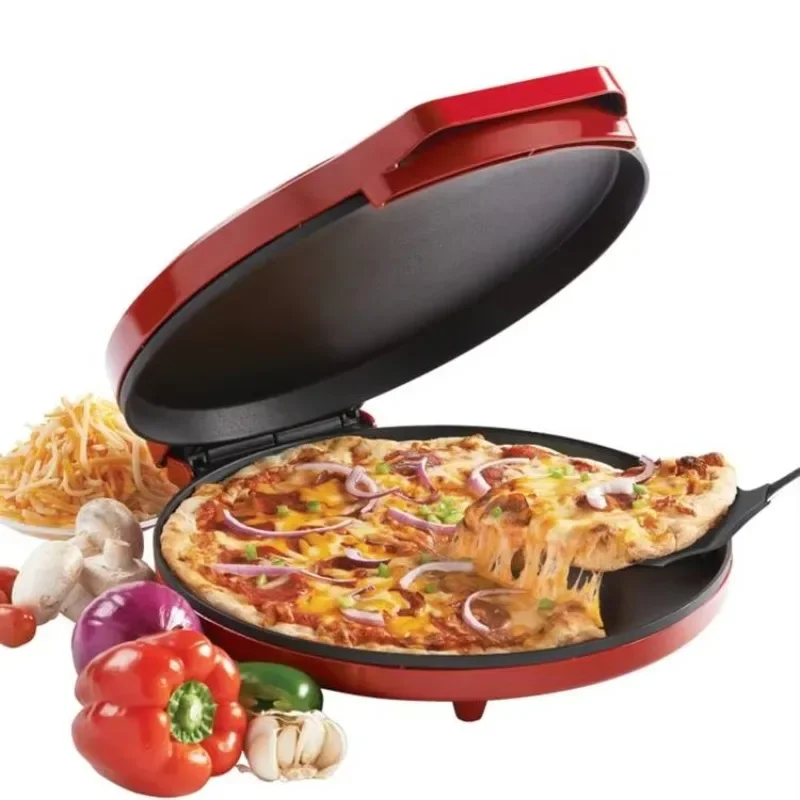 Electric rotating 12 inch non-stick housewife pizza oven pizza dough