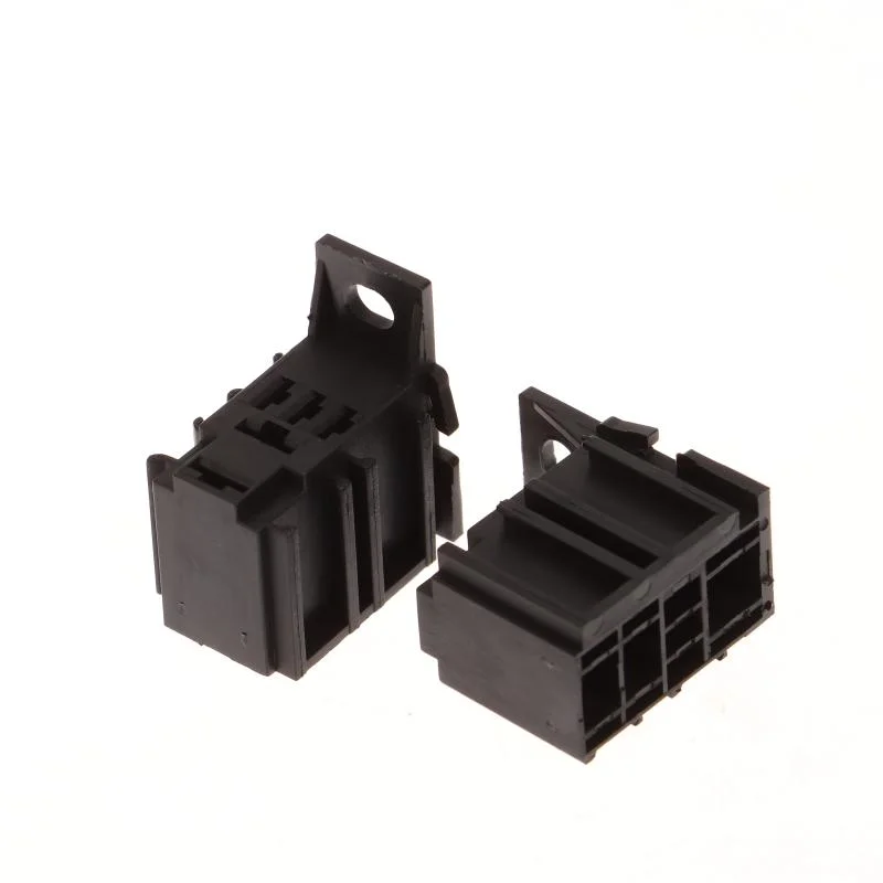 5 Sätze/los DIY Zubehör Auto Relais Stecker Buchse Ohne Draht Mit Terminal Geändert Nylon Flammschutzmittel
