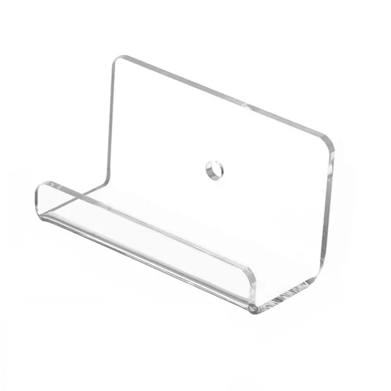 ABMH-Acrylic Wall Floating Card Holder Book And Magazine Rack For Collections, Living Room Study