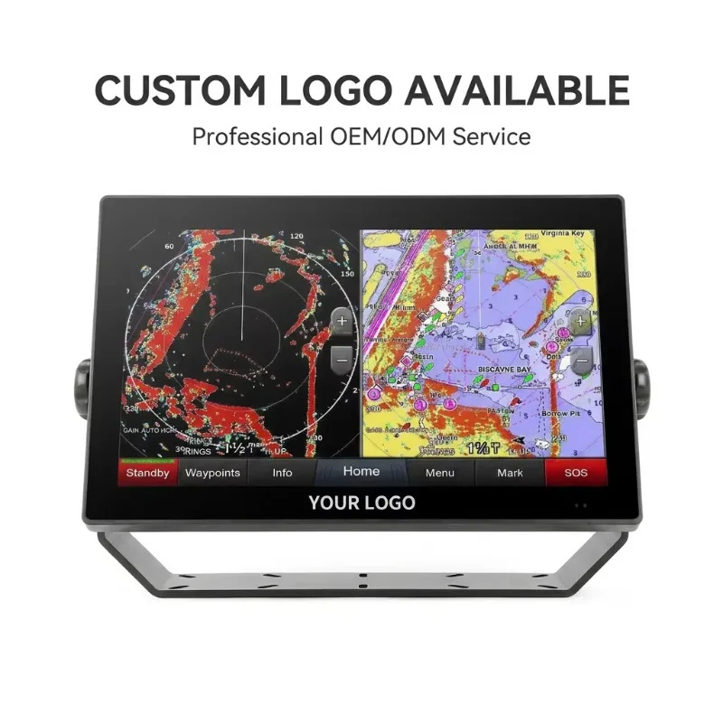 Marine IP67 Waterproof Sunlight Readable Display HDMI VGA for Chartplotter Fish Boat Yacht