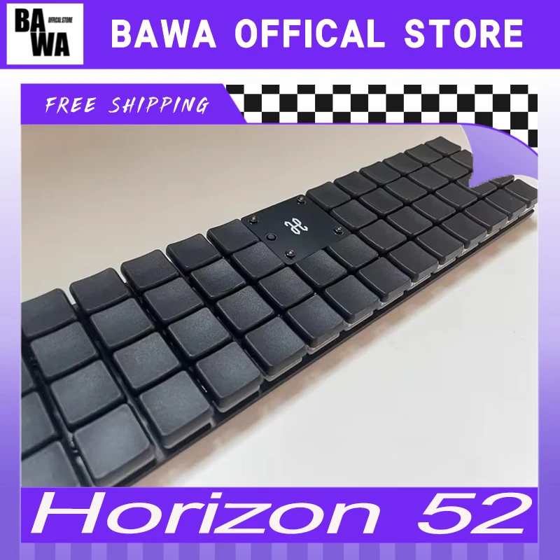 Horizon 52 Mechanical Keyboard Bluetooth Wireless Usb Ultra-Thin Portable Keyboard Zmk Customize Office Gamer Accessories Gifts