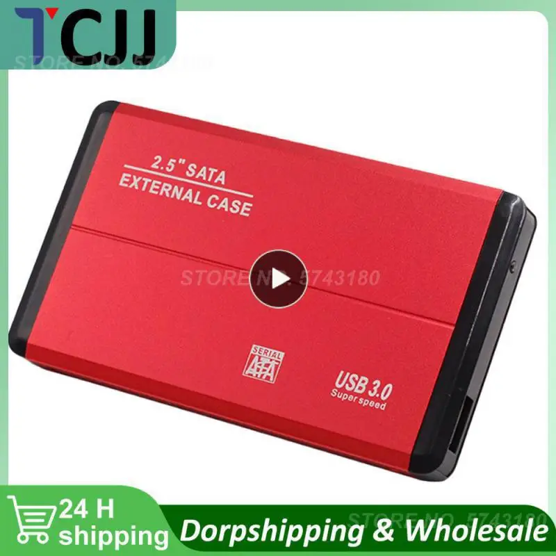 Support All 7mm/9.5mm 2.5-inch Sata 2.5 Inch Hdd Case Aluminum Alloy Hdd Ssd Enclosure Sata 3.0 To Usb 3.0 Plug And Play 5 Gbps