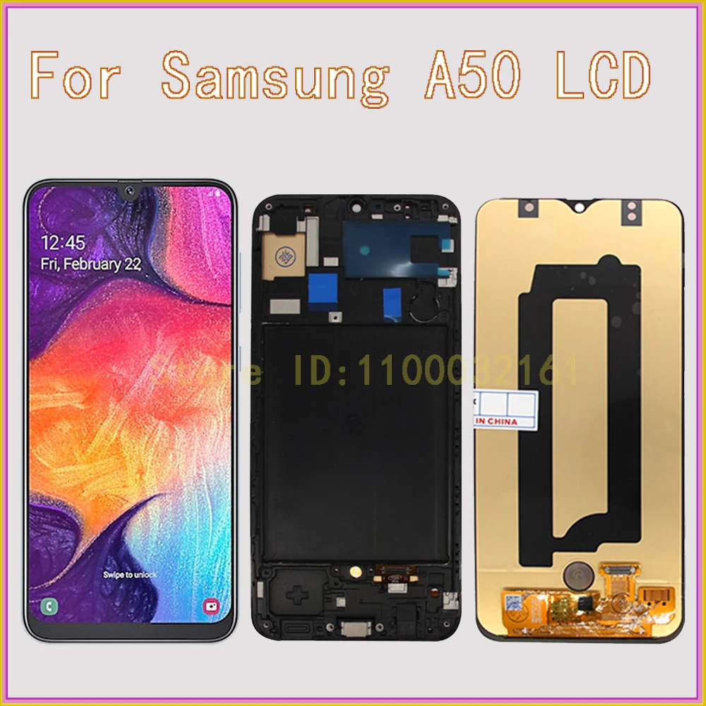 New Tested Display For Samsung A50 OLED Screen A505F LCD Assembly For Samsung A30 A50s A50 Display A507F A307F LCD Replacement