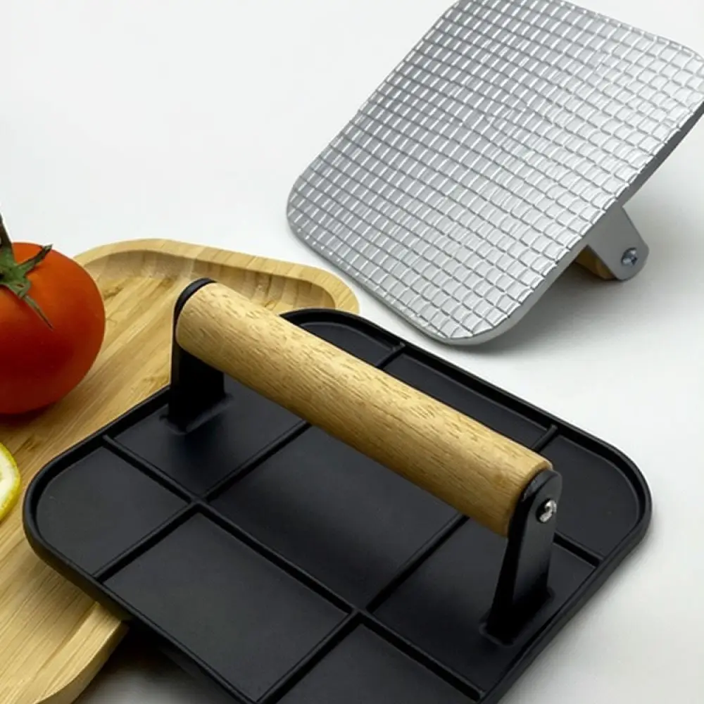 Manual Meat Press Mold Aluminum Patty Maker Burger Tool For Kitchen Cooking BBQ Grill Steak Preparation Accessory