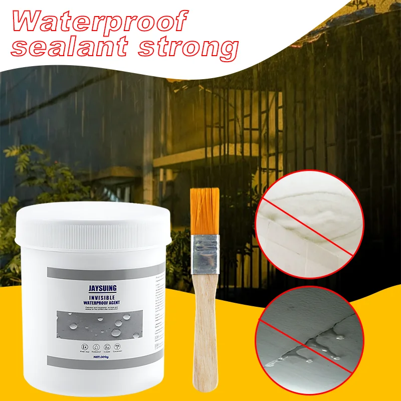 Invisible Waterproof Agent Toilet Anti-Leak Glue Transparent Waterproof Coating Sealant Agent Home Roof Toilet Repair 30-500g