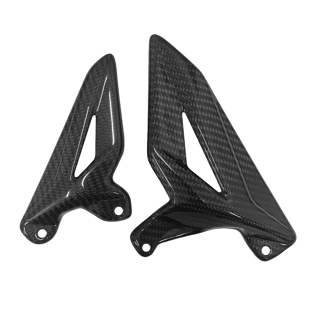 Motorcycle Carbon Fiber Foot Pedal Heel Protection for Ducati Panigale V4 V4S V4S Corse 2018-2024