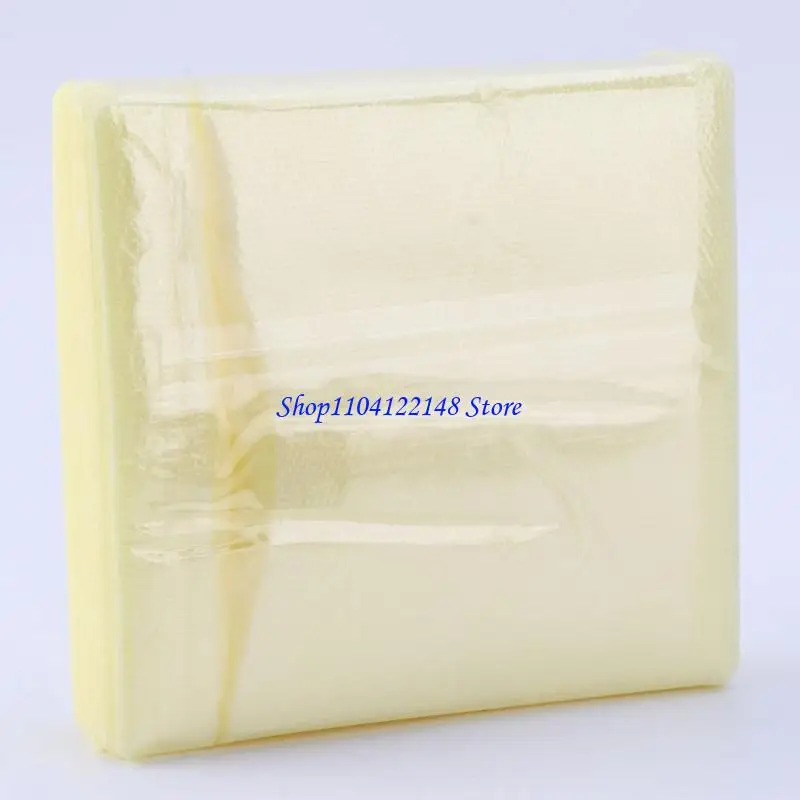 P9FA PP Plastic Storage Bag Square Holder for Case for CD DVD Discs -100
