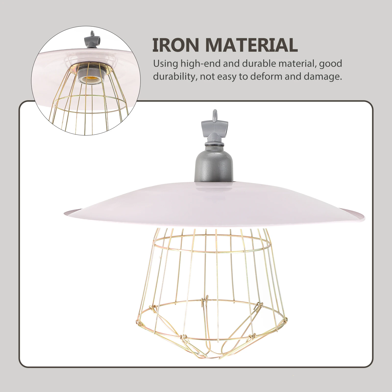 

High-Temperature Resistant Livestock Heating Lamp Safe Warm Light for Piglets Chicks Geese Easy to Install and Use