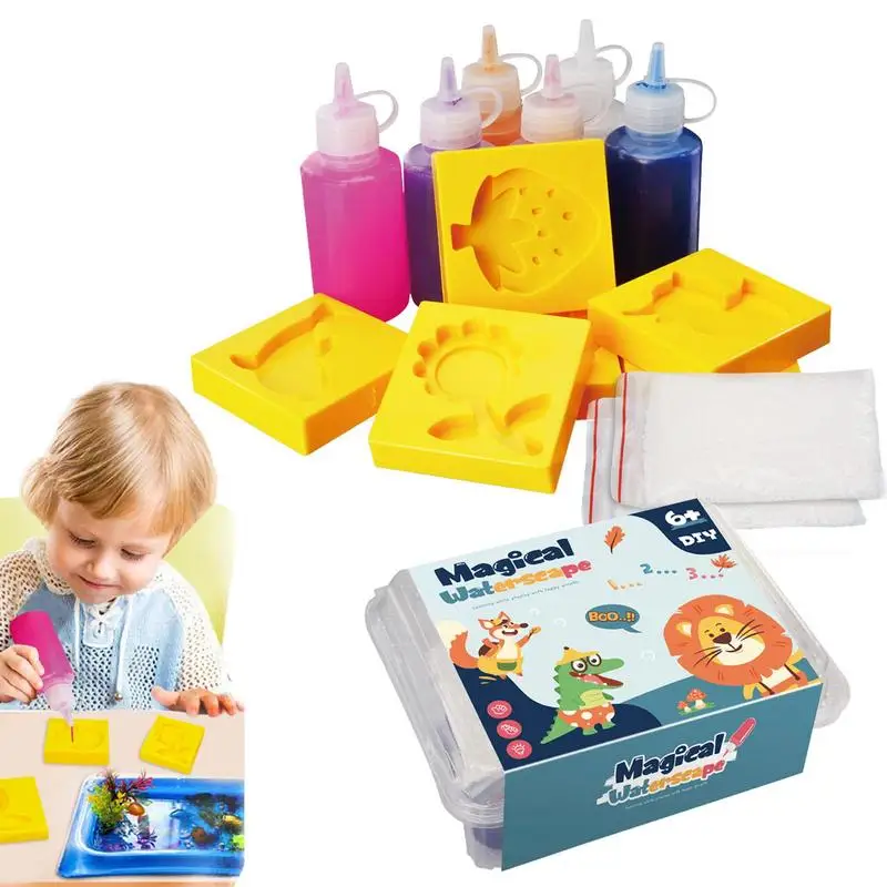 Magie Wasser Elf Lösung Magie Wasser Perlen Baby Spezielle Pigment Handgemachte Ozean Baby Ergänzung kinder DIY Handgemachte Spiel