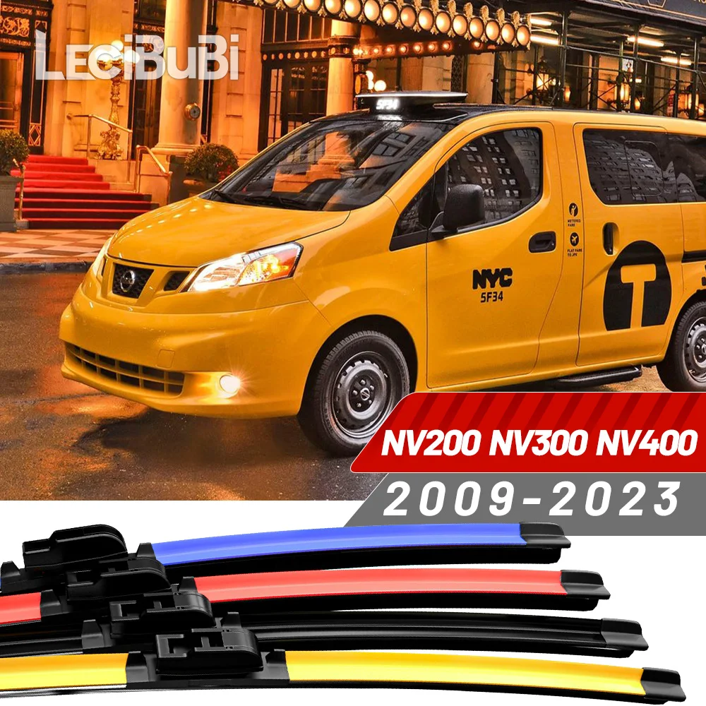 2 Stück für Nissan NV200 2009–2020 NV300 2016–2023 NV400 2010–2023 2018 2019 2020 Frontscheibenwischerblätter Scheibenwischer