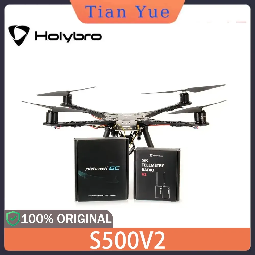 

Holybro S500 V2 Dev Kit Pixhawk 6C 915/433MHz SiK Radio V3 Long Range ARF Option No Soldering for RC UAV Quadcopter Development