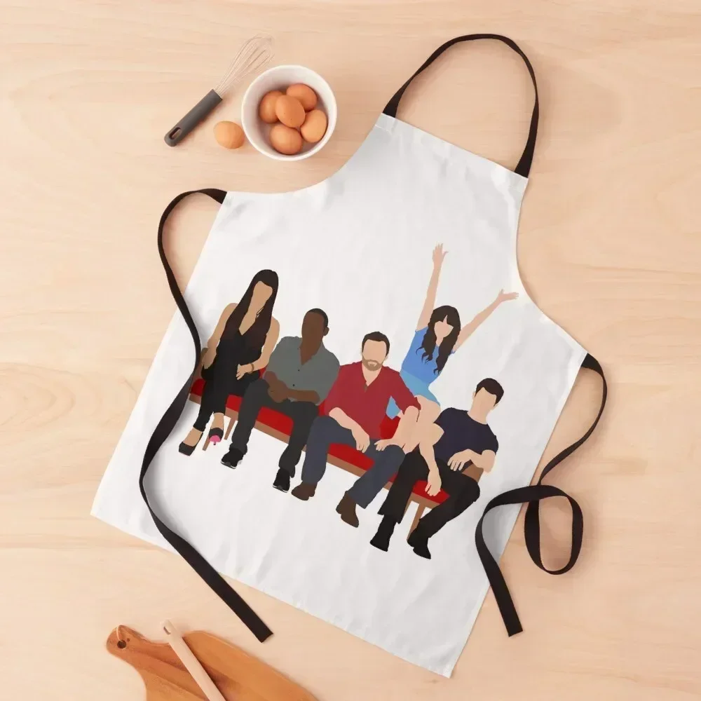 

New Girl drawing Apron painting Kitchen Utensils Kitchen Kawaii Accessories Kitchen on the wall Apron