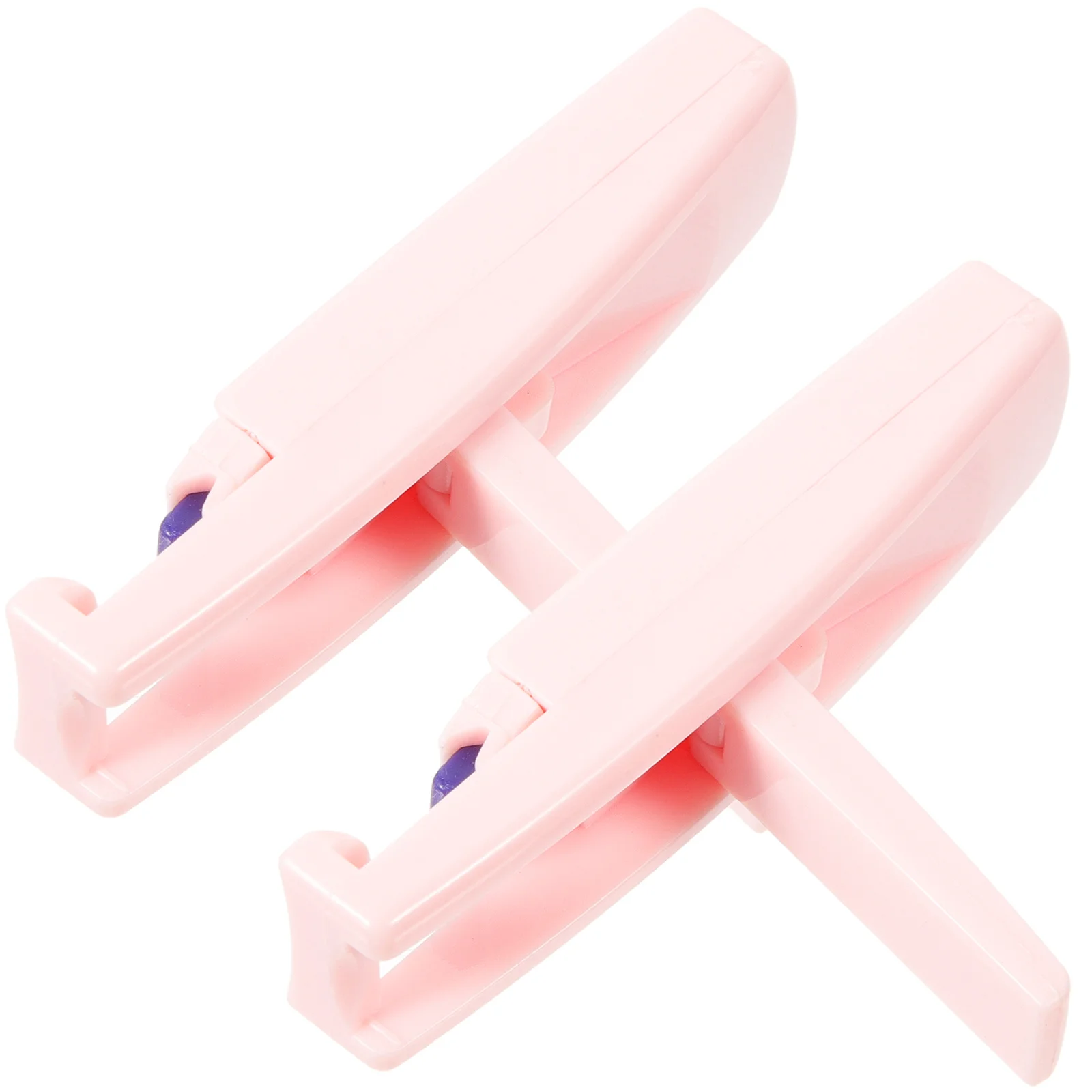 2pcs Mini Car Shape Plastic Eyelash Curler Long Lasting Curling Tool Portable Makeup Device Tweezers For Eye Styling