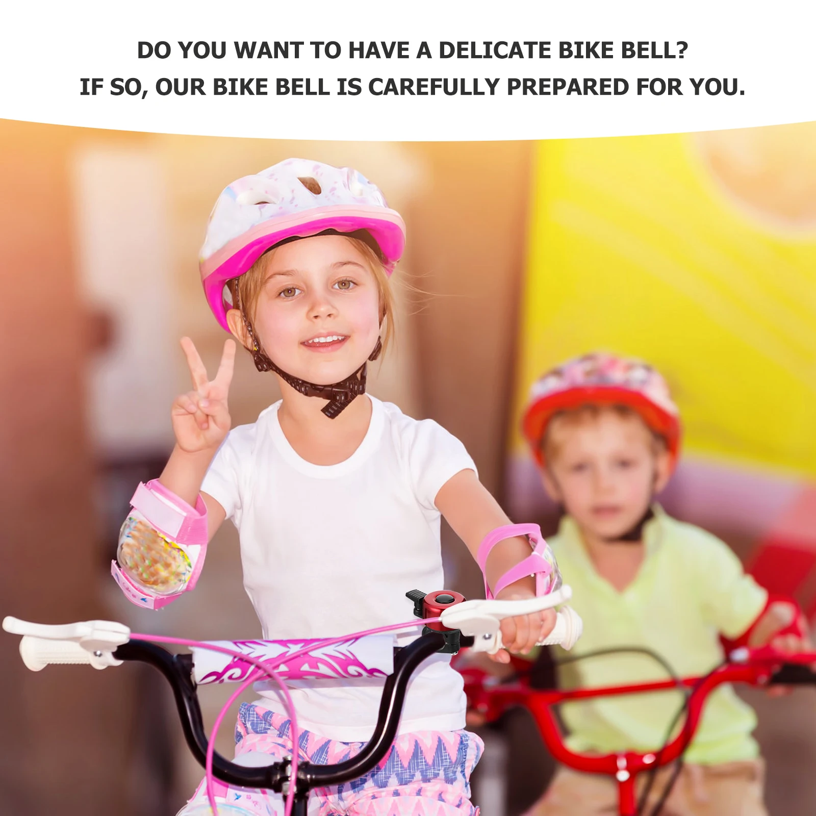 

10pcs Bike Bells Aluminum Loud Clear Sound Waterproof Handlebar Mountain Road Bicycle Accessories Kids Child Bike Safety