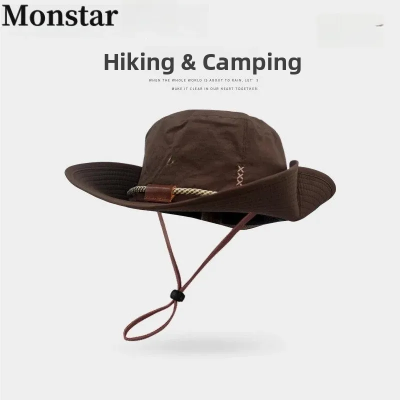 chapeau-de-cowboy-western-monstar-grande-taille-pour-activites-de-plein-air-sechage-rapide-impermeable-ideal-pour-l’escalade-la-protection-solaire-la-peche-chapeau-decontracte-avec-broderies