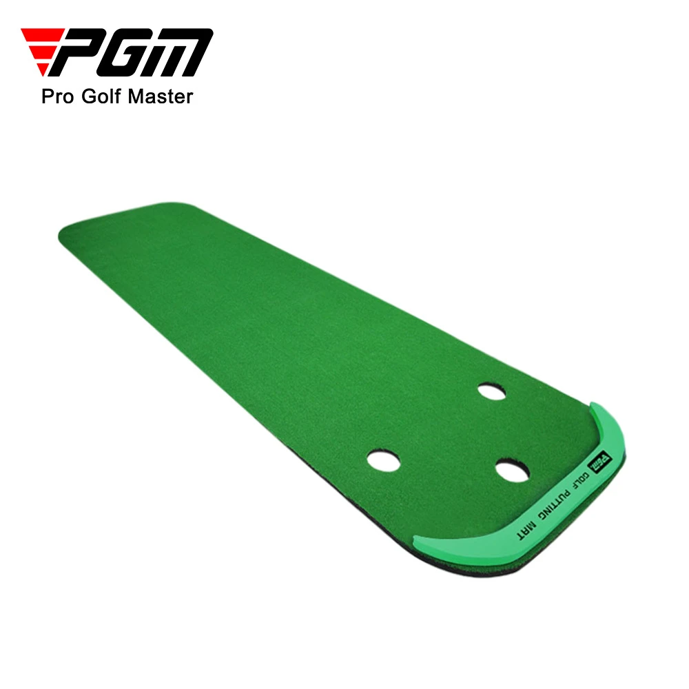 PGM Indoor Golf Putting Green Home Portable Golf Putter Trainer Mini Practice Mat Green Exercises Blanket Golfing Training Aids