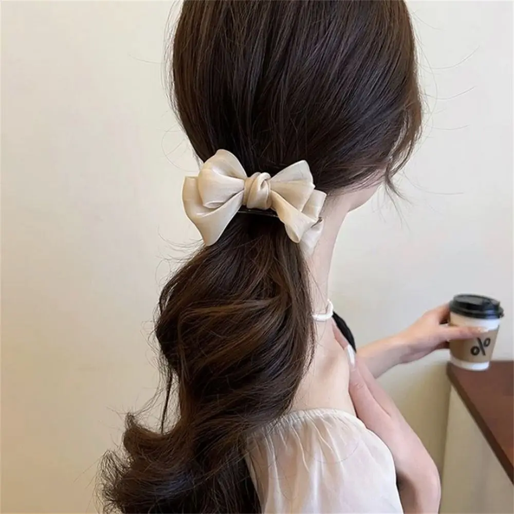 

Fashion Big Bow Barrette Hair Claws Hair Clip Grab Clip Hairpins