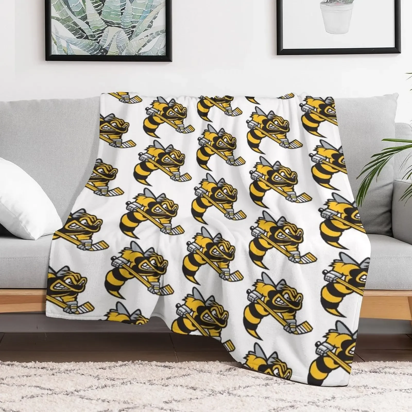 Sarnia Sting Official Throw Blanket Bed linens Beautifuls Loose Blankets