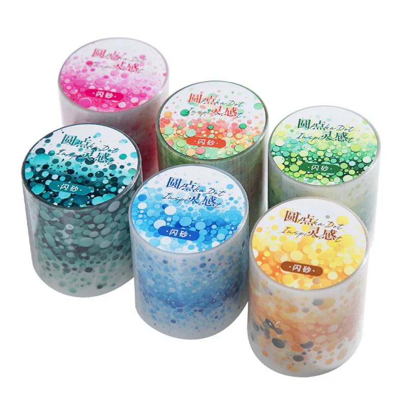 1Pc Dot Inspiration Series Masking Washi Tape Handbook Decorative Adhesive Sticker Diy Label Scrapbooking