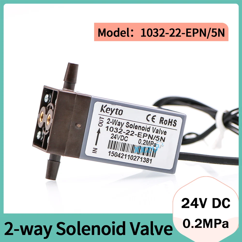 Original Gongzheng Starfire 1024 Solenoid Valve 24V DC 2-Way Magnetic Valve for Flora UV Flatbed Printer 1032-22-EPN/5N