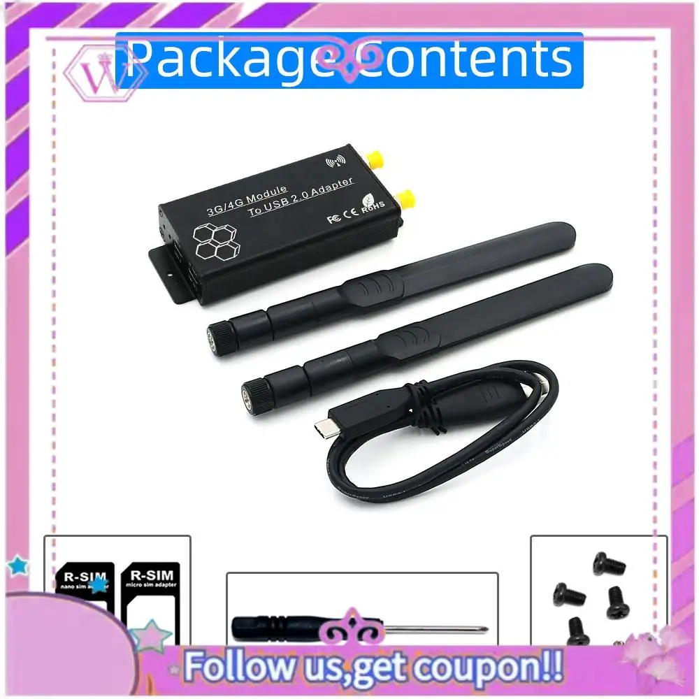 Adaptador NGFF (M.2) a USB 2.0 (TIPO C) con ranura para tarjeta SIM y interfaz de alimentación auxiliar para módulo WWAN/LTE