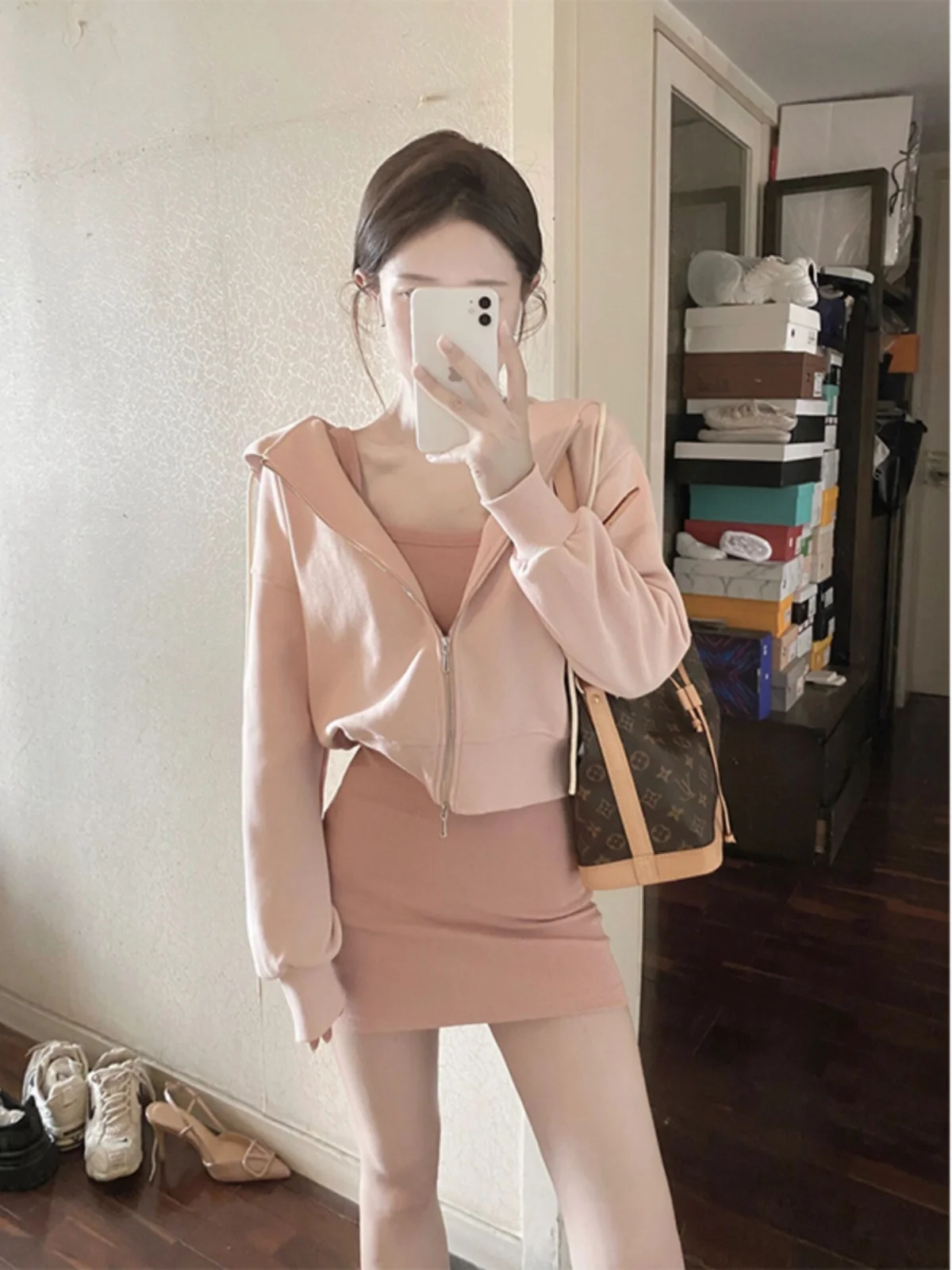 

Толстовки с капюшоном Y2K, осенняя одежда, женские узоры, свободная одежда с цветными блоками, офисные толстовки, современные эмо-винные женские туфли в стиле панк