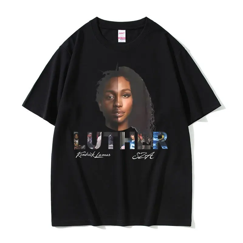 

Rapper Kendrick Lamar & SZA Face Graphic T-shirt Grand National Tour 2025 T-shirts They Not Like Us T Shirts Men Hip Hop Tshirt