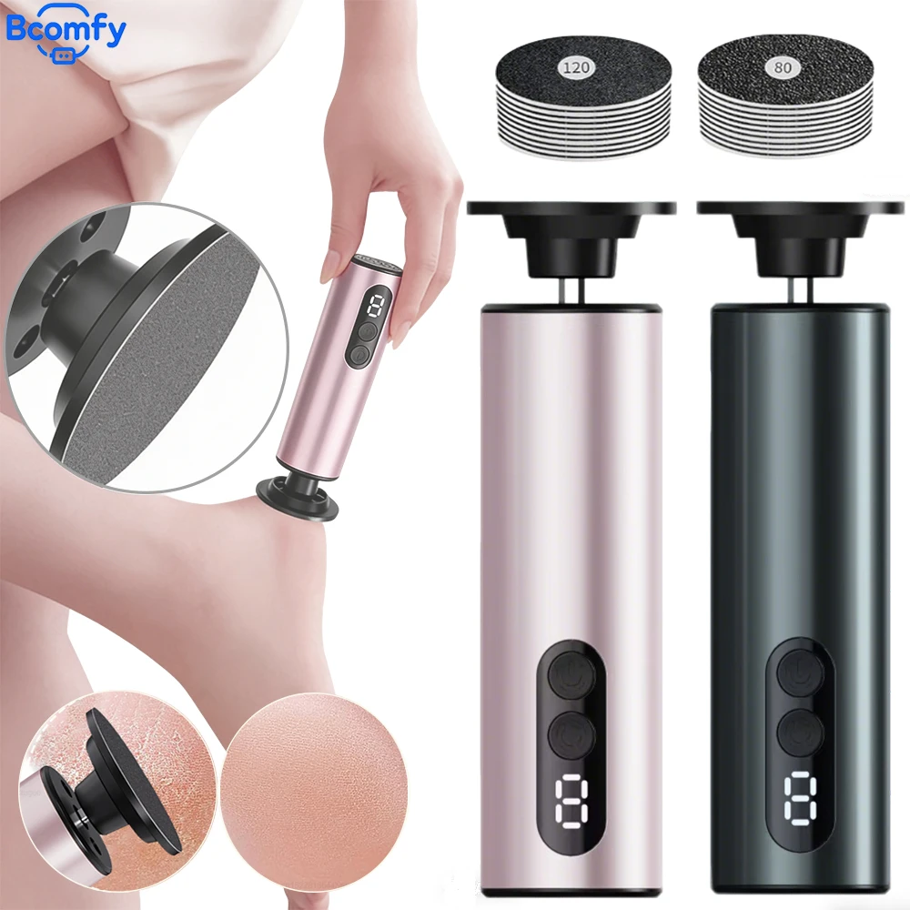 

Electric Foot Callus Remover Portable Automatic Dead Skin File Rechargeable Heel Grinder Pedicure Tool for Smooth Feet
