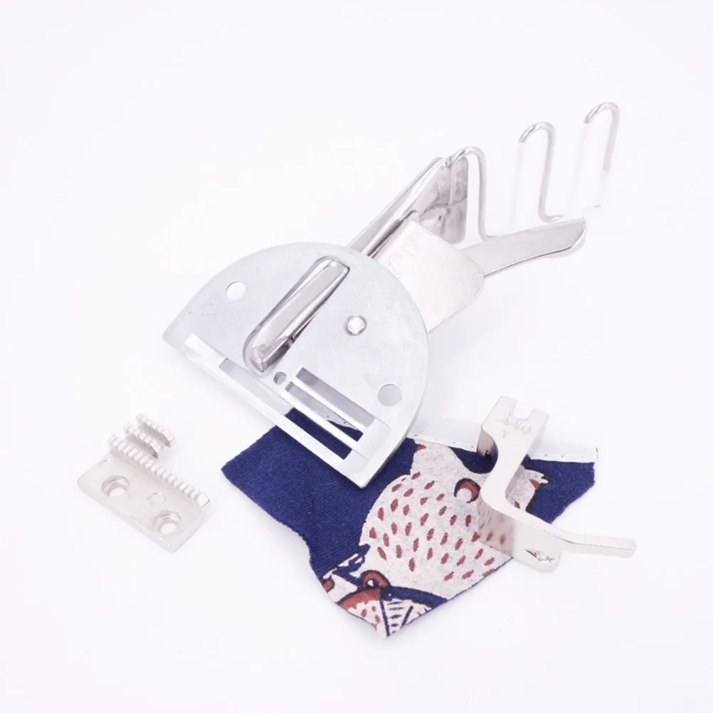 

Stainless Steel Seam Guide Puller Edge Wrapper Tube Machine Folder Sewing Edging Device Binder Feet Lightweight Fabric