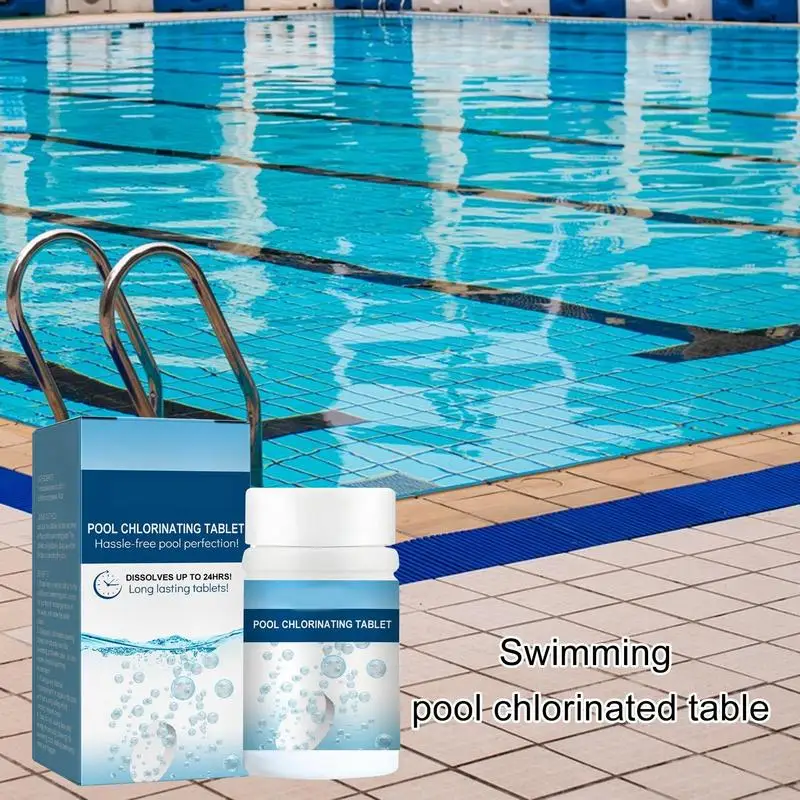 Pool reinigungs tabletten 100 Stück/Box Schwimmbad Schaum klärer Ionen pillen Chlor