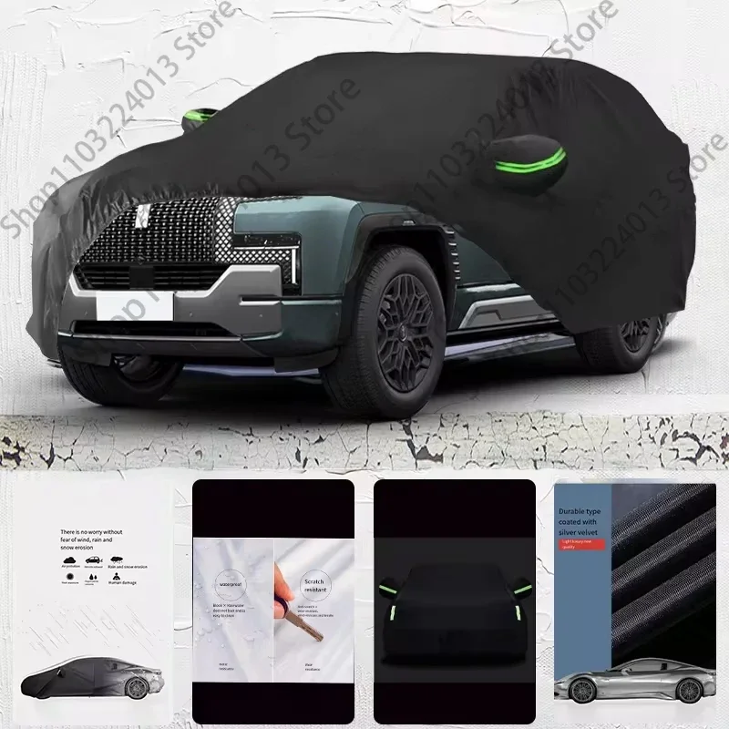 

For BYD Yangwang U8 Auto Anti snow Anti dust Anti uv Anti Frost Anti peeling paint And Anti Rainwater car cover Car cover black