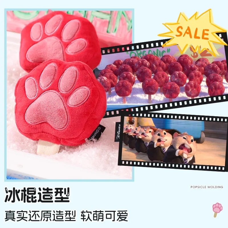 Disney Spielzeug Zootopia 2, Stickerei, Cartoon, niedlich, Nick'pawpsicle Claw Ice Voice Version Sound, Kinder, Hund, Haustier, Spielzeug, Geburtstagsgeschenke