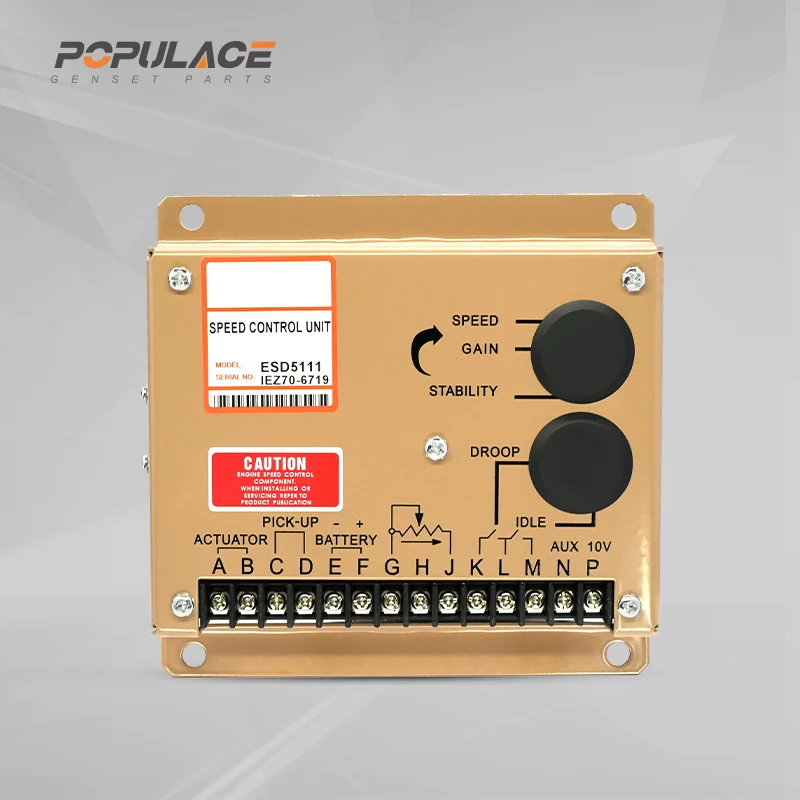 

Контроллер скорости ESD5111, запчасти для генераторов, блок управления регулятором скорости, контроллер регулятора скорости дизельного двигателя