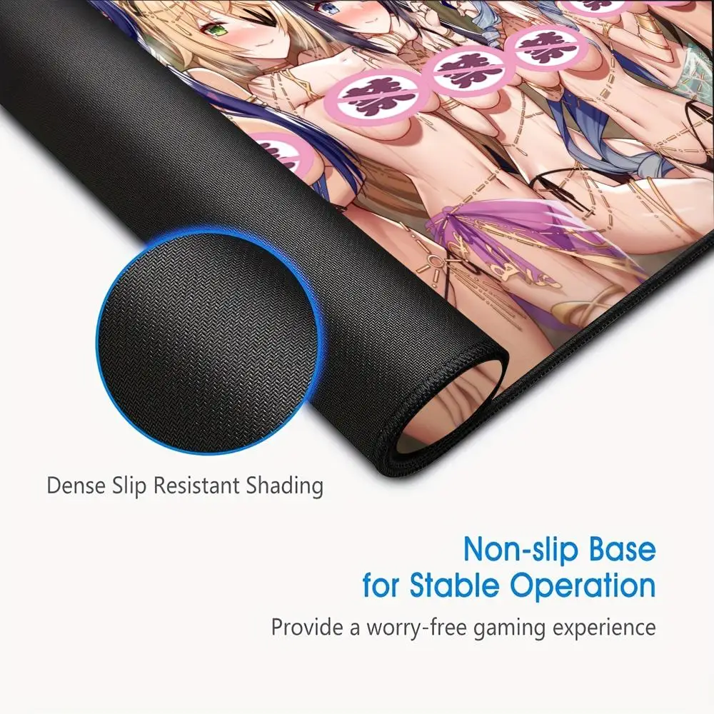 Alfombrilla de ratón Naked Anime Girl, alfombrilla de ratón Sexy, alfombrilla de ordenador Hentai Xxl, alfombrilla de ratón con pechos, alfombra de teclado de Manga, alfombra de ratón japonesa