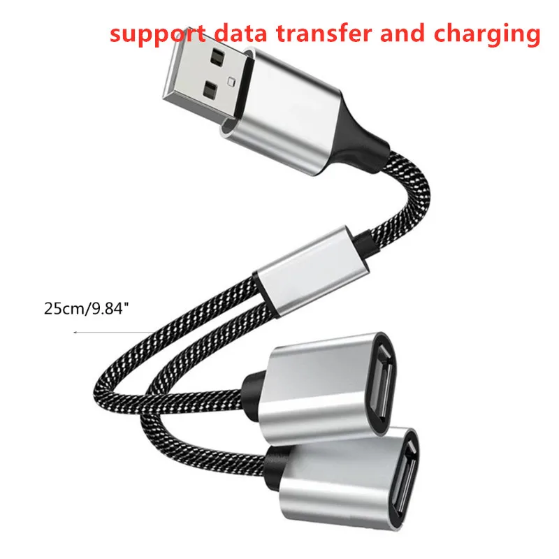 USB Type c Extension Cable 3 in 1 USB Charge Cable Fast Charging Cable USB Splitter Cable USB Type C Male to USB Female Adapter