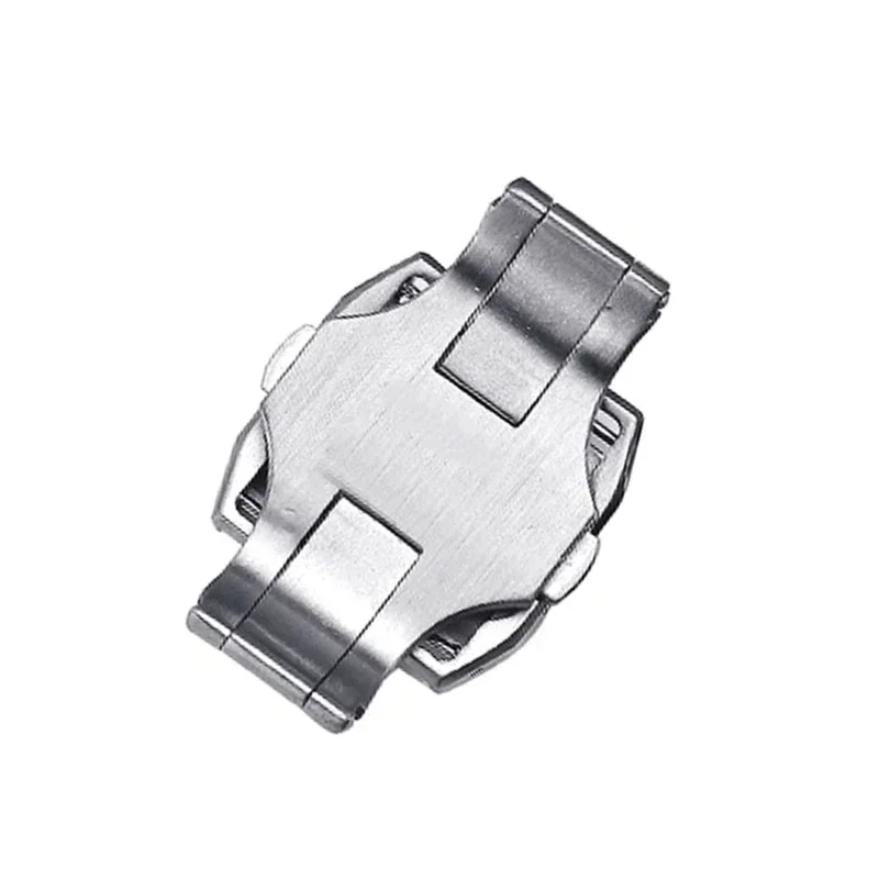 Watch Buckle 316L Stainless Steel Butterfly  Fold Buckle Clasp for Cartier Santos 100 Series 18mm 21mm