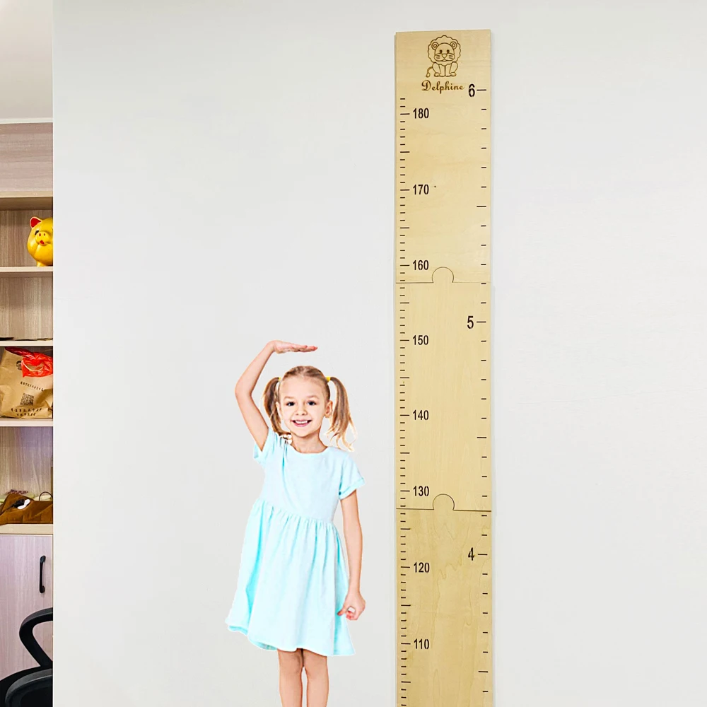 Personalised Family Growth Chart Height Chart For Kids Custom Wooden Growth Measurement Ruler Baby Shower Gift