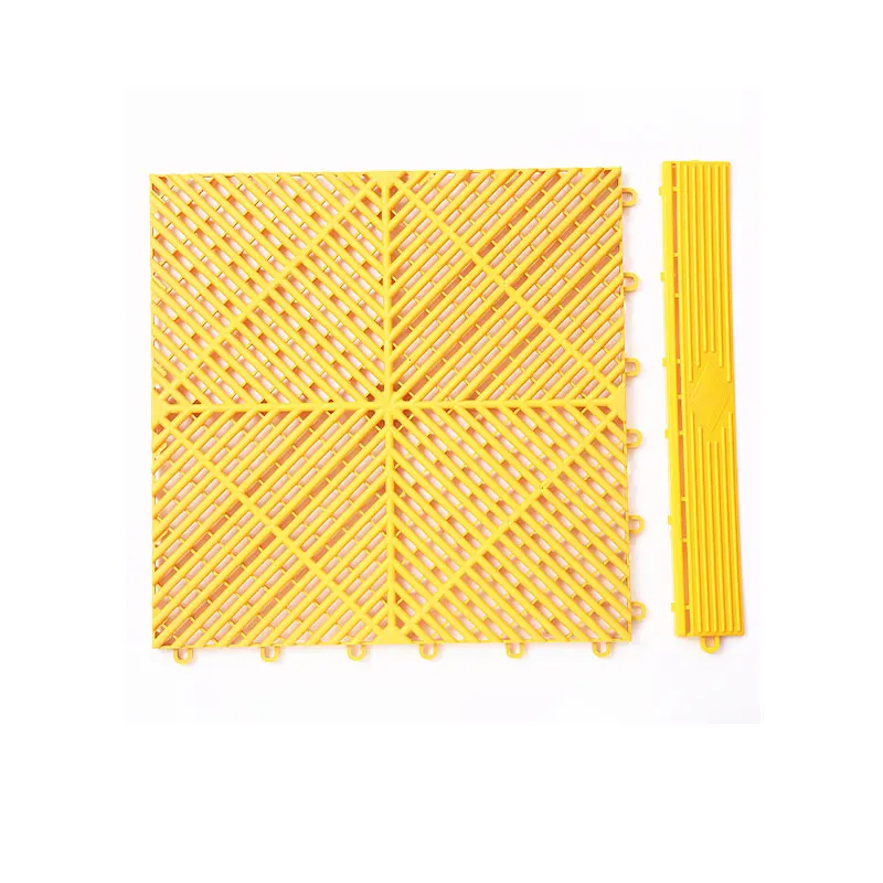 Easy Install Rigid Modular 40x40 Tiles for Floor Modular Interlocking Tiles Strength Car Garage Floor Tiles