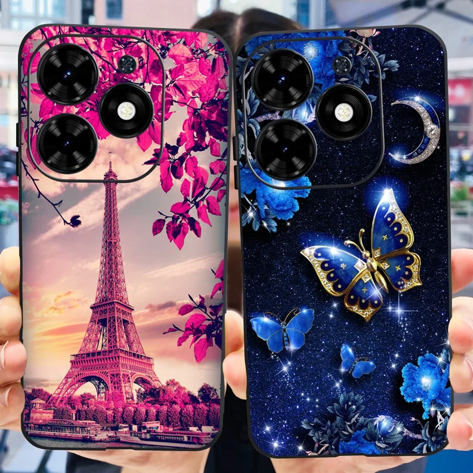 For Infinix Smart 8 Case X6525 Luxury Popular Painted Cover Matte Phone Case For Infinix Smart 8 Smart8 Soft Fundas 6.6\'\' Bumper