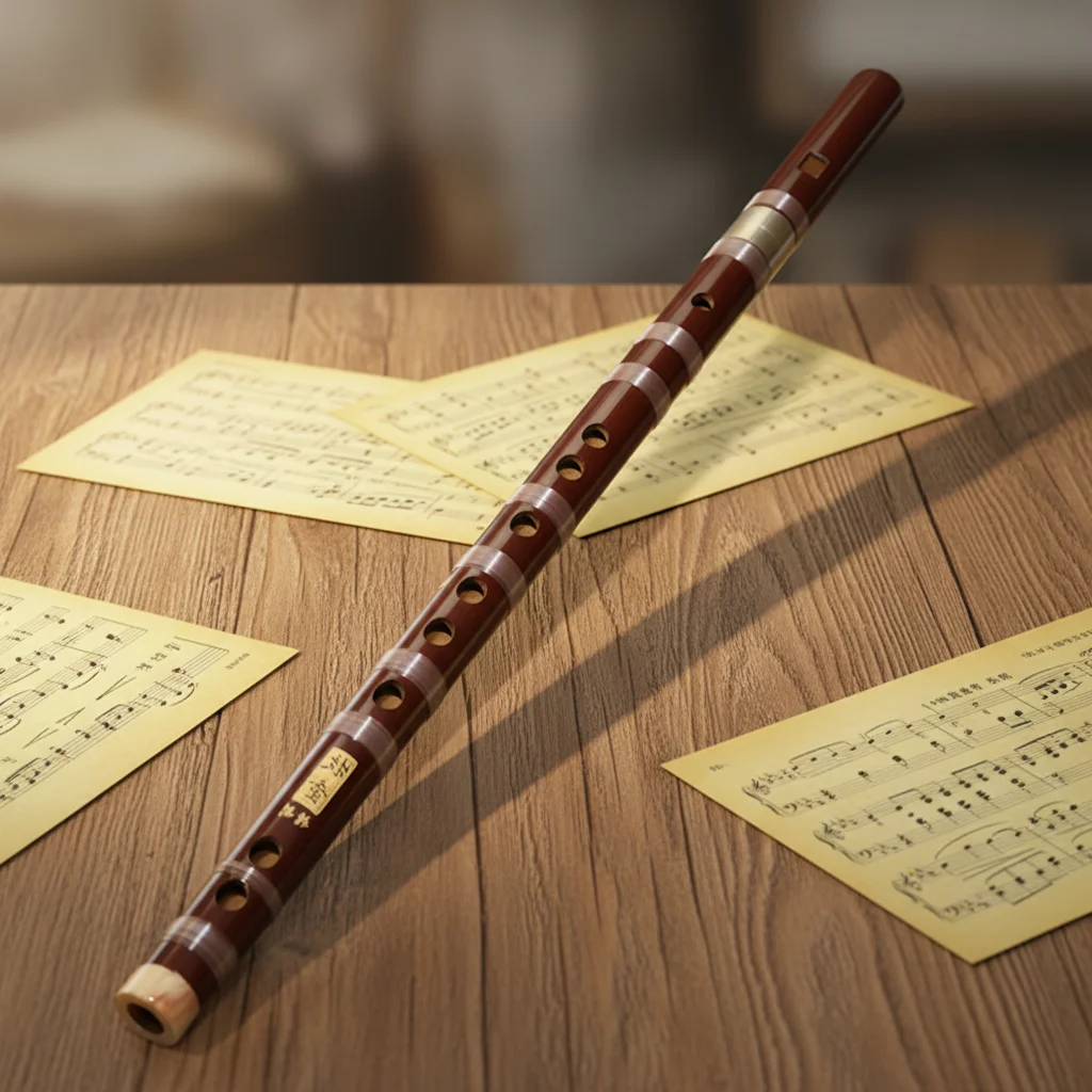 Exquisite Professional Vertical Flute White Copper Grading Practice Zero-Basis Learning Hard Flute with Open Holes and G/C Tone