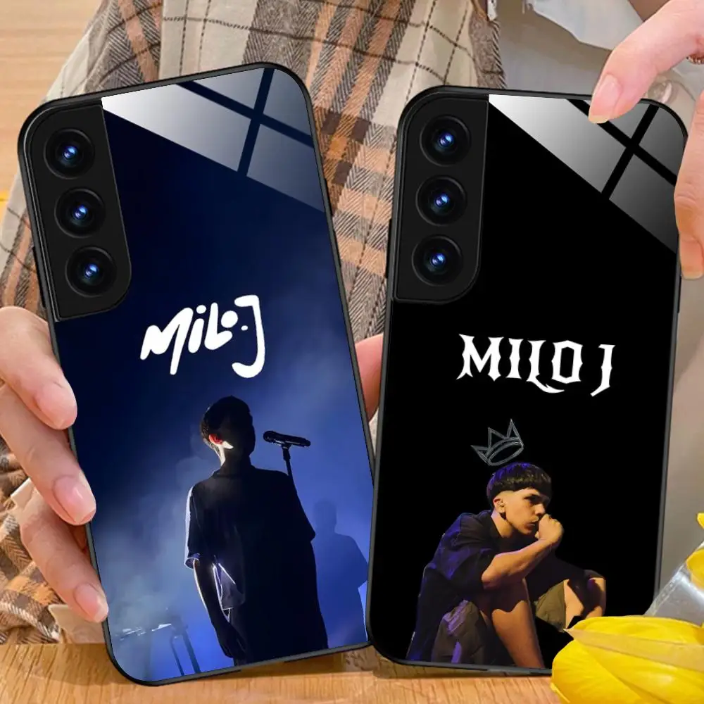 Milo J Phone Case for Samsung Galaxy A56 55 54 53 52 51 36 35 34 23 16 15 5G Glass Protective Cover