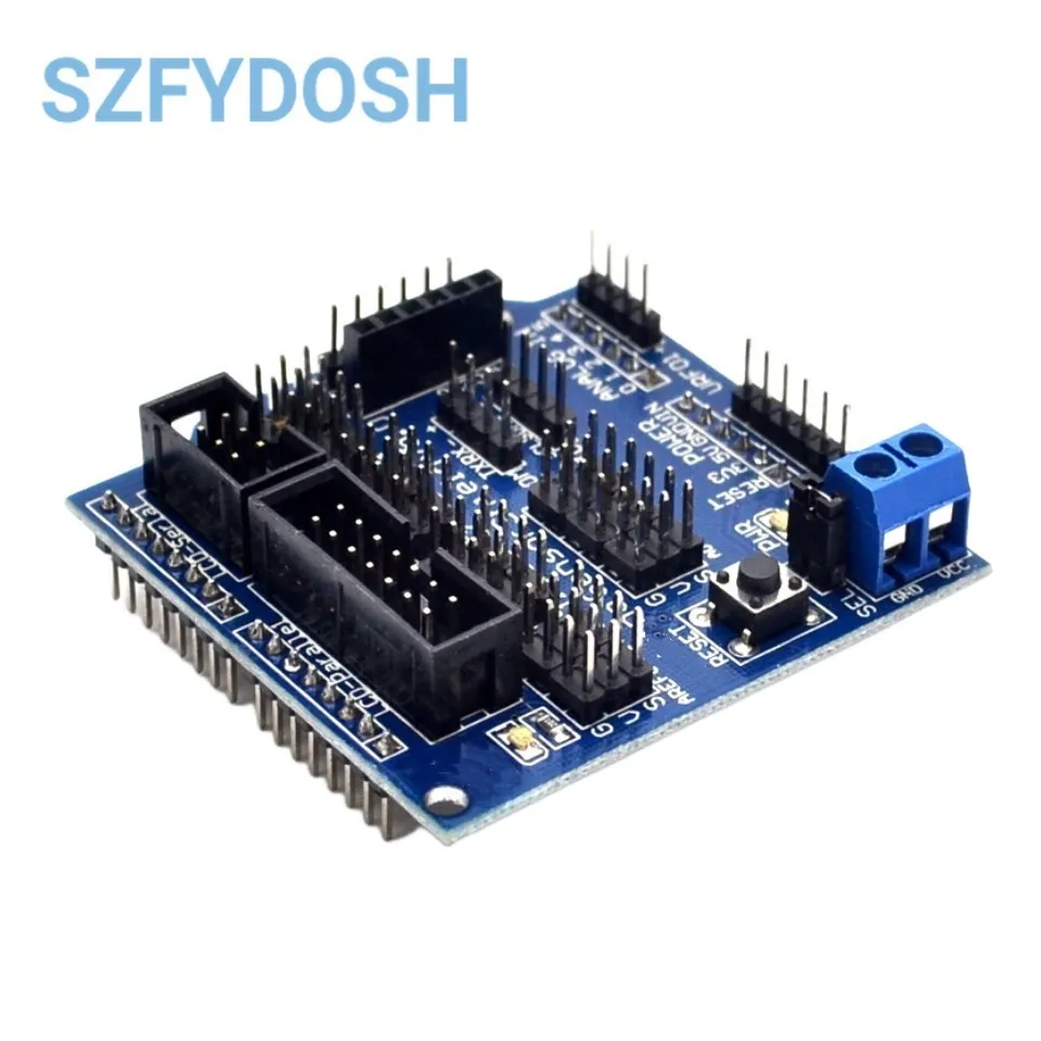 Sensor Shield V5.0 scheda di espansione del sensore per UNO MEGA R3 V5 per Arduino blocchi elettronici di parti di robot